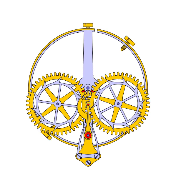 Still image: Breguet escapement
